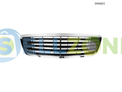 Μπροστινή χρωμιωμένη μάσκα για Mercedes S-Class W220 1998–2005 – DMb832